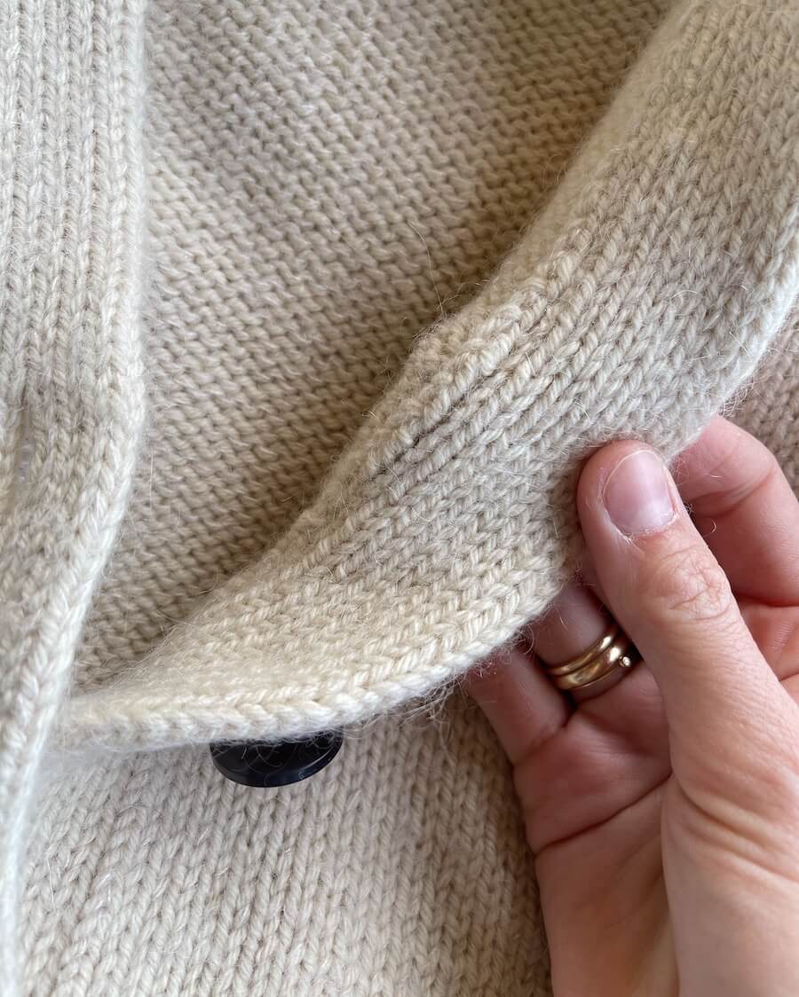 Champagne Cardigan -neuleohje