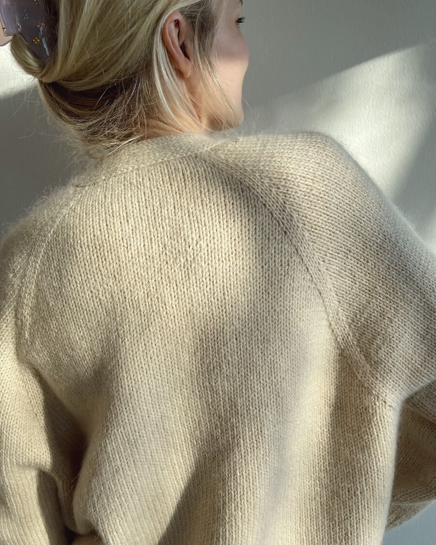 Champagne Cardigan -neuleohje