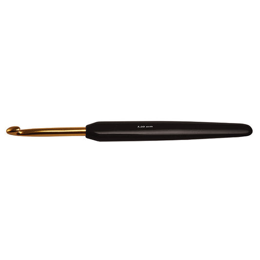 KnitPro Aluminium Gold virkkuukoukku