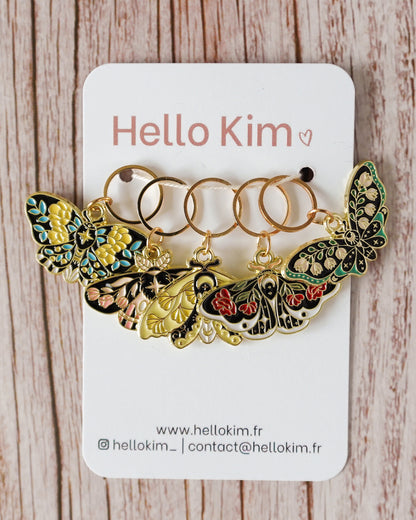 Hello Kim -silmukkamerkit - perhoset