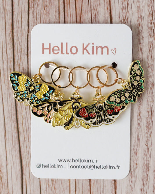 Hello Kim -silmukkamerkit - perhoset