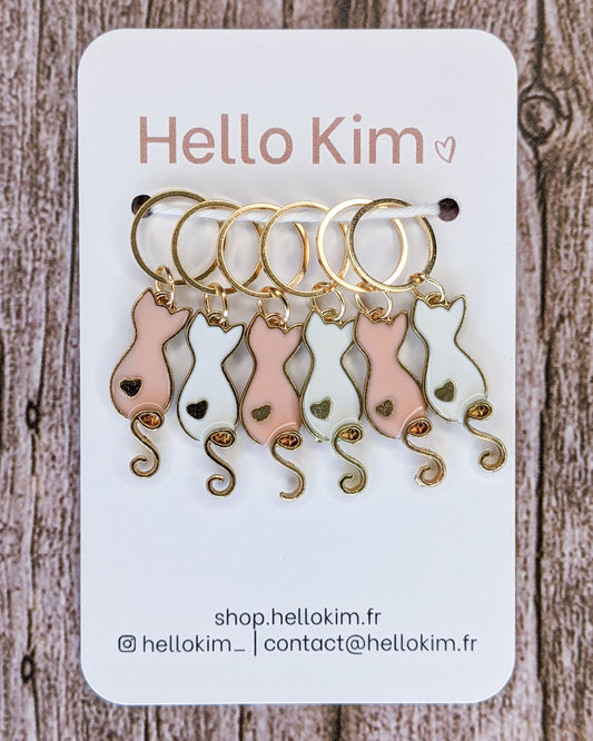 Hello Kim -silmukkamerkit - kissat